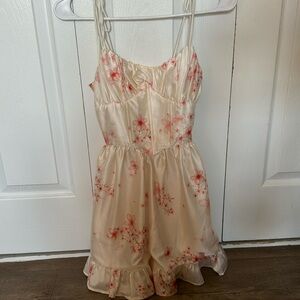 Lucy in the Sky Woman’s White and Pink Dress